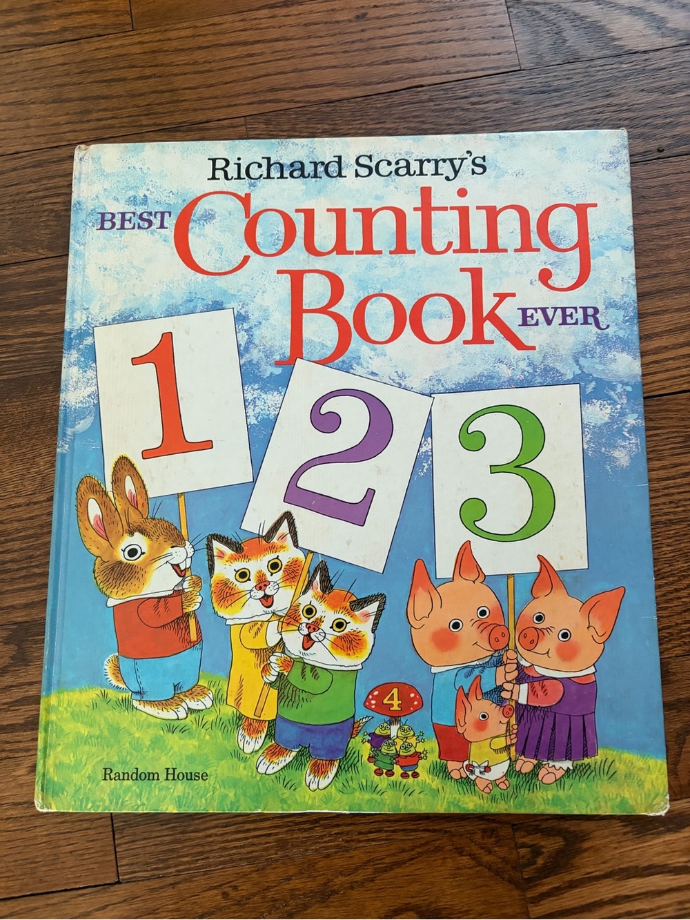Vintage Richard Scarry's Best Counting Book Ever Hardcover Illustrated Used